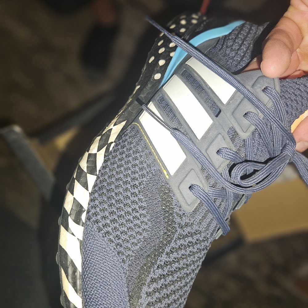 Adidas Black and Blue Running Shoes - Picture 2 of 9